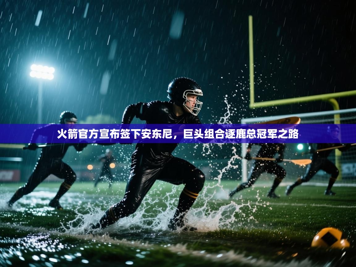 开云体育直播平台-火箭官方宣布签下安东尼,巨头组合逐鹿总冠军之路 第3张